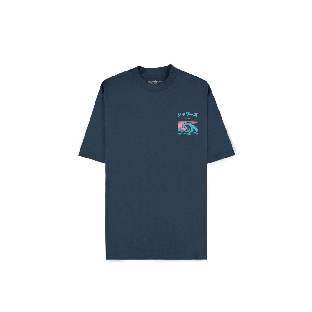 Pokémon - Vaporeon (Loose fit) Tshirt Homme - Bleu foncé